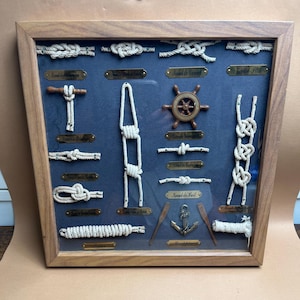 Nautical Knot Board Display - Etsy