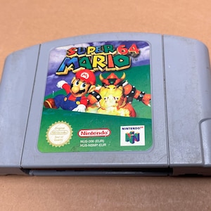 スーパーマリオ 64 N64 ゲームカートリッジ | PAL バージョン | テスト済み & 動作中 | 良好な状態