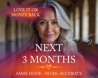 SAME DAY Three Months Psychic Predictions Tarot Reading Future Answers In Depth Love Prediction Accurate Career Insights Spiritual Guidance
