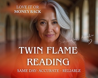 Twin Flame Tarot Reading | Soul Contract Reading | Same Hour or Same Day Psychic Love Guidance