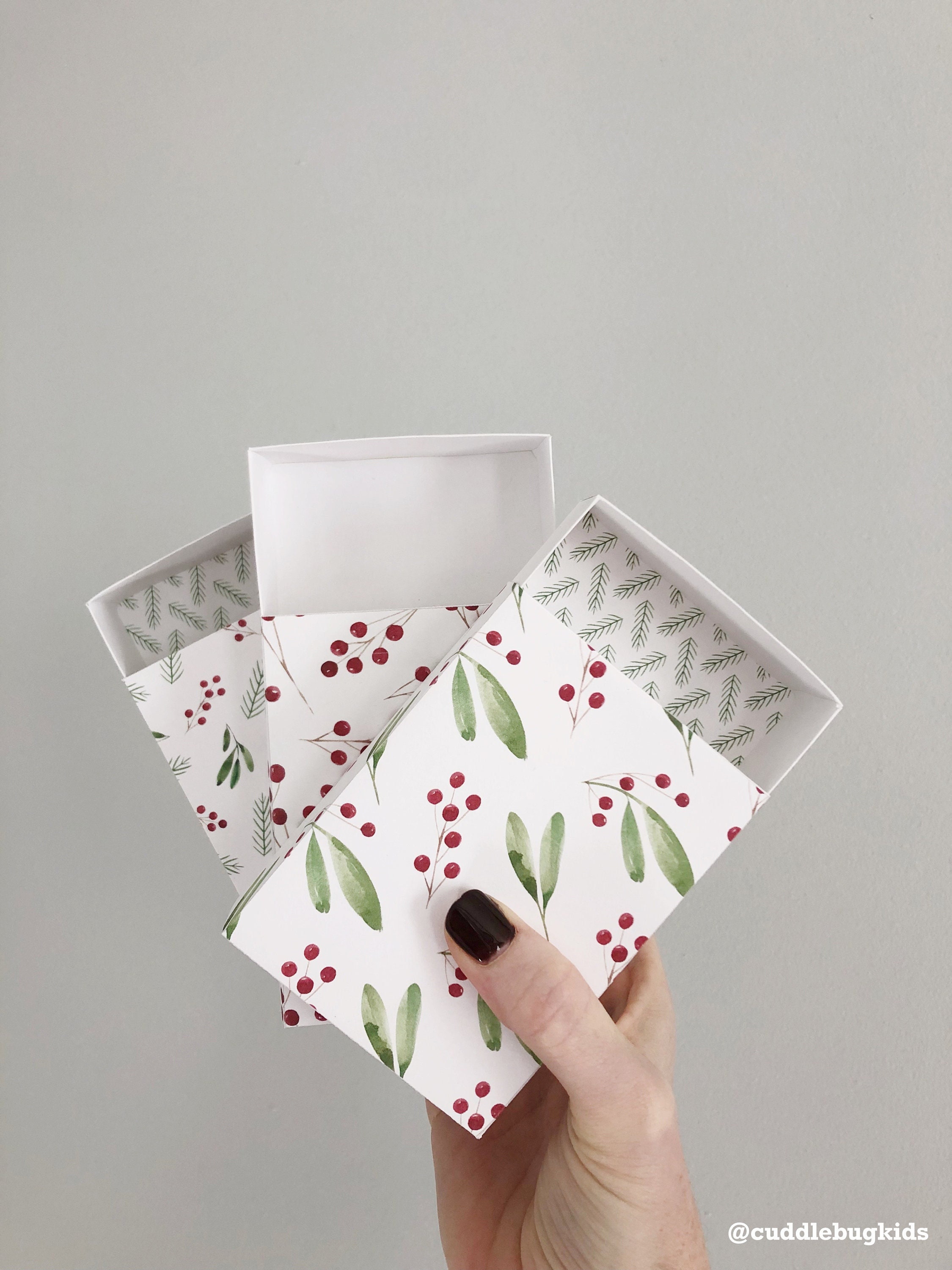 Christmas Matchbox Pattern - Diy Large Matchbox 3” X 4” X 1 ...