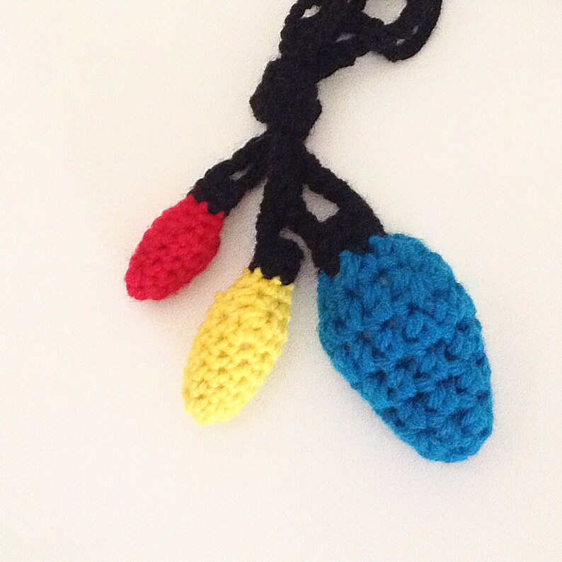 Christmas Lights Garland Crochet Pattern With 3 Size Bulbs Etsy