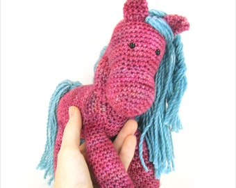 Pferd Häkelanleitung - Pony Häkelanleitung - Amigurumi Anleitung - Häkelanleitung - PDF INSTANT DOWNLOAD