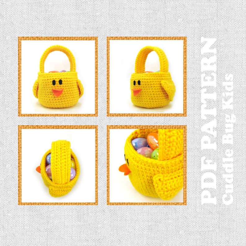 Chick Easter Basket Chicken Toddler Purse Toy Tote Etsy UK