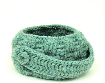 Basketweave Bowl Crochet Pattern - Springtime DIY Home Decor - Advanced Crochet - PDF Pattern