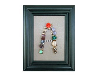 Frame Jewelry Art Letter A