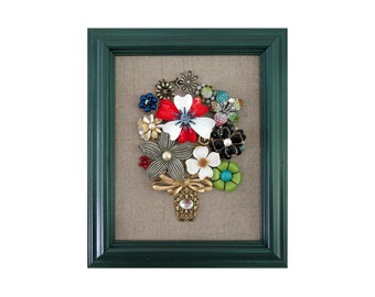 Framed Jewelry Art Design With Bow