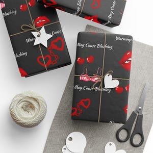 Bachelorette Wrapping Paper | Sexy gift | Anniversary Wrapping Paper