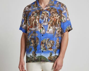Unisex Michelangelo - the Last Judgment Button up Shirt