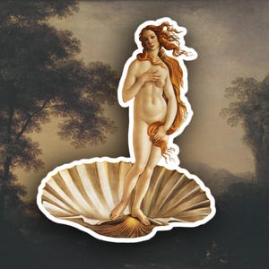 Sandro Botticelli - The birth of Venus sticker, Renaissance Art sticker