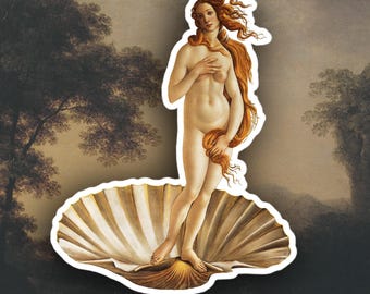Sandro Botticelli - The birth of Venus sticker, Renaissance Art sticker