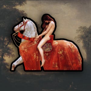 John Collier - Sticker Lady Godiva, Sticker médiéval