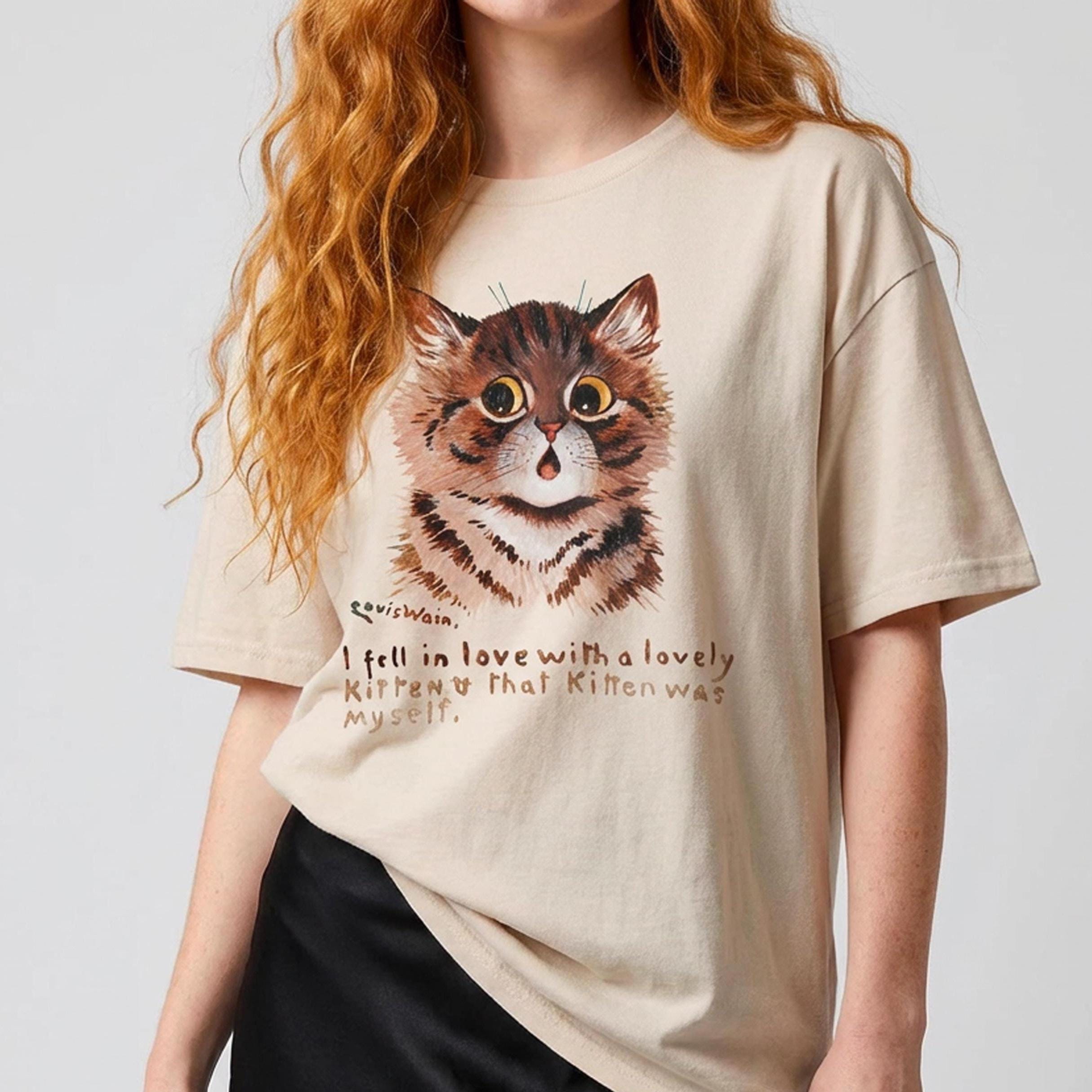 Unisex Louis Wain Shirt, I Fell in Love With a Lovely Kitten