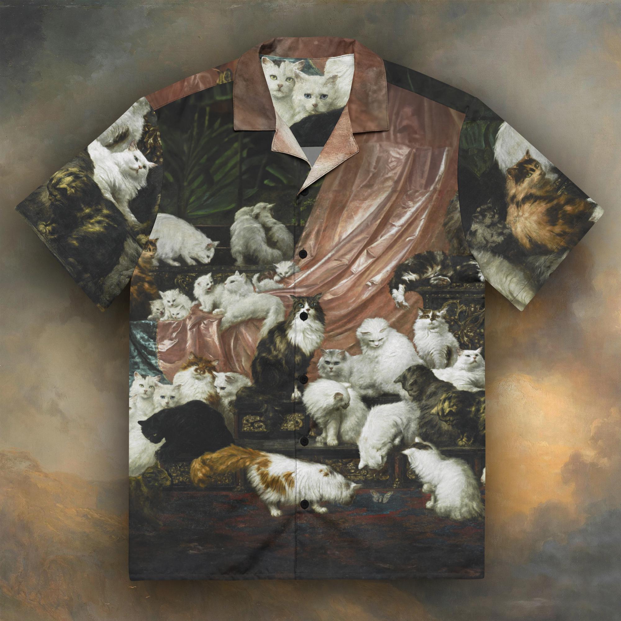 Camisa con botones de gato México - Main Image