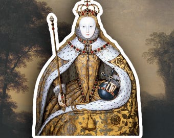 Queen Elizabeth I Of England sticker, Renaissance Art sticker