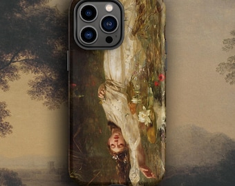 Friedrich Heyser - Ophelia iPhone case, Art Tough Case for iPhone