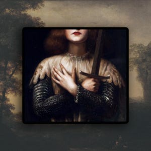 Joan of Arc sticker, Women Rights sticker