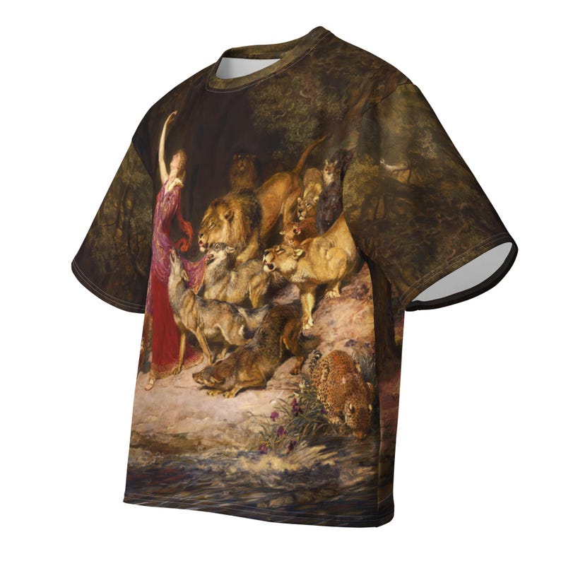 Oversized Cotton shirt, Briton Rivière - Aphrodite shirt, Art heavyweight t-shirt