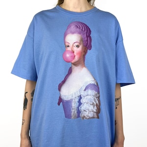 Chemise unisexe adolescente Marie-Antoinette, t-shirt rococo