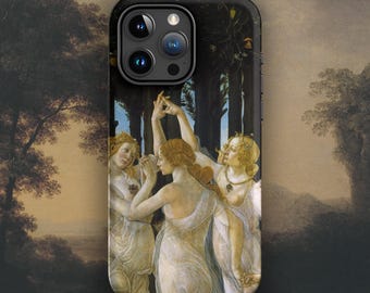 Three Graces iPhone case, Sandro Botticelli iPhone case, Renaissance Art Tough Case for iPhone