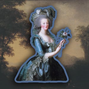 Vigée Le Brun - Marie Antoinette sticker, Rococo sticker