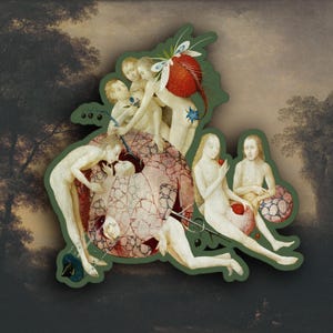 Hieronymus Bosch Aufkleber, Der Garten der Lüste Aufkleber, Kunstgeschichte Aufkleber