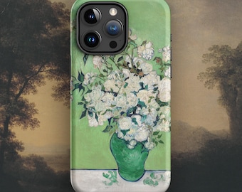 Vincent Van Gogh - Coque iPhone roses, coque Art Tough pour iPhone