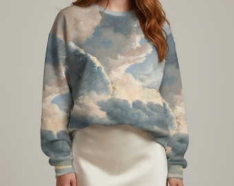 Unisex Cotton sweatshirt, Clouds sweatshirt