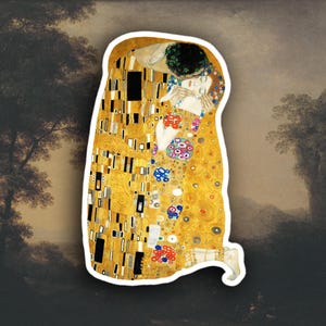 Gustav Klimt - Adesivo Il Bacio, Adesivo Storia dell'Arte