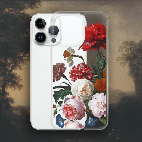 Antique Floral iPhone case, Renaissance Botanical Clear Case for iPhone®