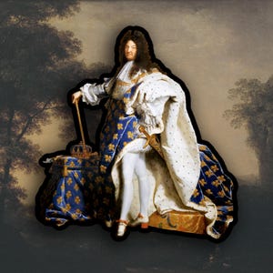 Adesivo Luís XIV, adesivo de História Francesa