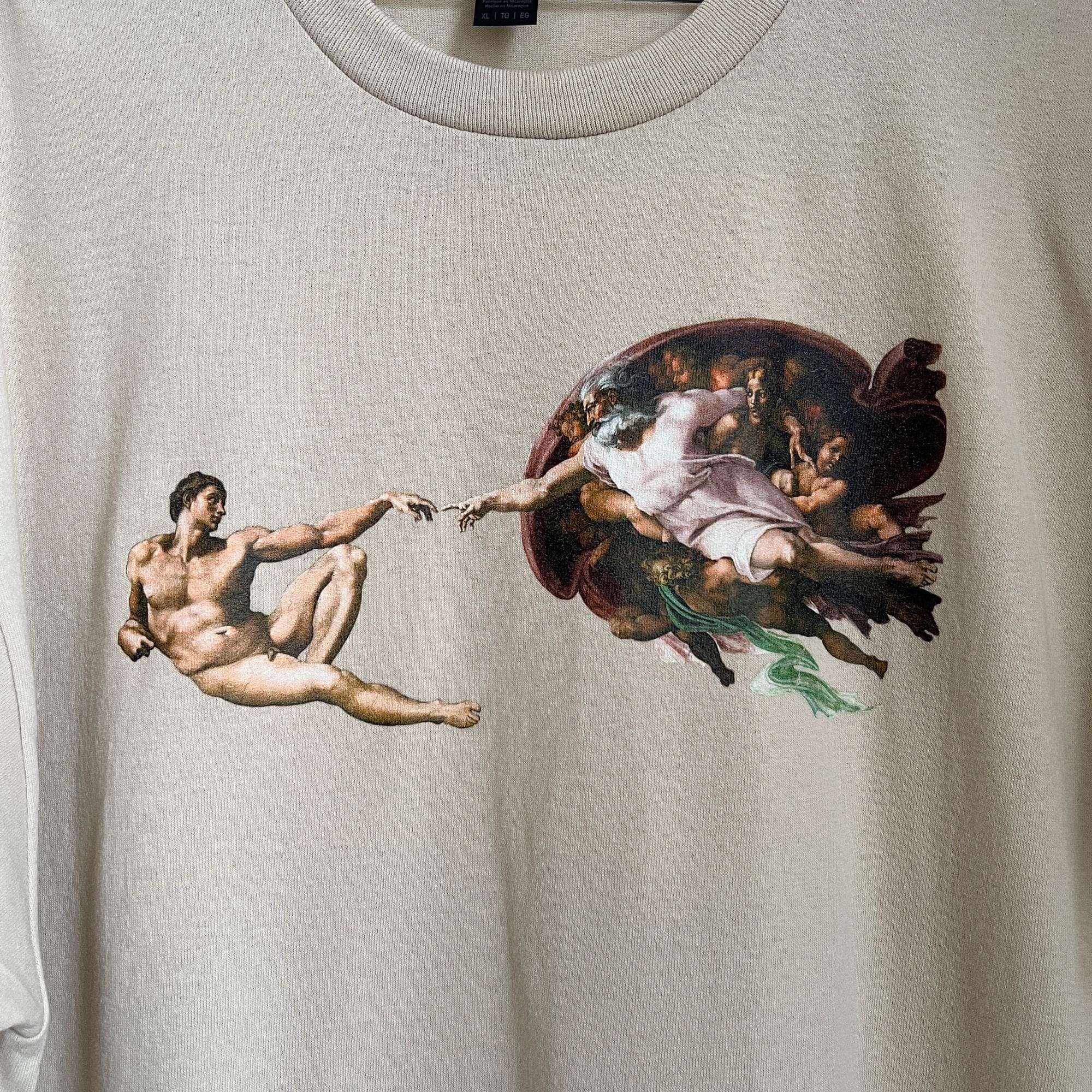 eimy istoire★Michelangelo art プリントTシャツ★ EIMY ISTOIRE エイミーイストワール eimy istoire Michelangelo art