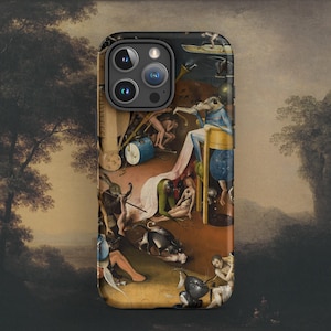 Hieronymus Bosch - Hell iPhone case, Art case, Devil on Night Chair Magsafe iphone case