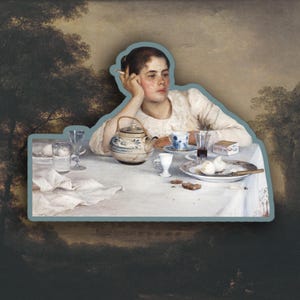 Elin Danielson-Gambogi - Sticker Après le petit-déjeuner, sticker Histoire de l'art