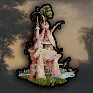 Hieronymus Bosch Aufkleber, Der Garten der Lüste Aufkleber, Kunstgeschichte Aufkleber