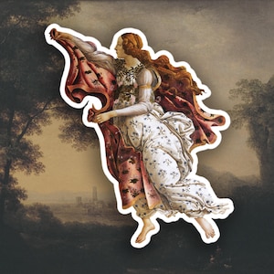 Sandro Botticelli - Hora of Spring sticker, Renaissance Art sticker