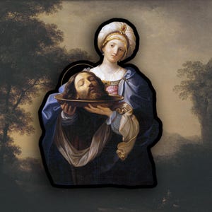 Naklejka Salome niosąca głowę św. Jana Chrzciciela, Klasyczna sztuka
