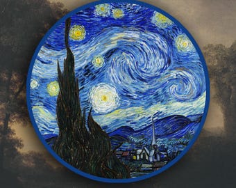 Vincent van Gogh - The Starry Night sticker, Art sticker