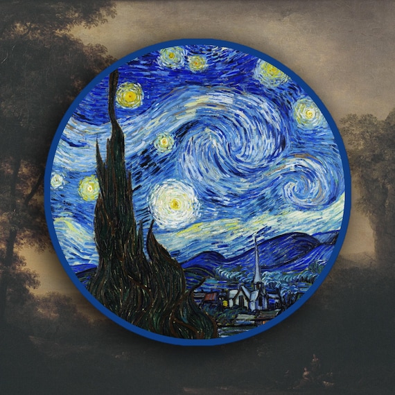 フィンセント・ファン・ゴッホ - 星月夜 ステッカー、アート
