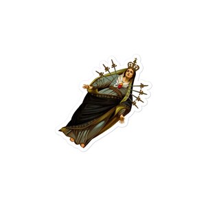 Saint Mary sticker, Religious sticker, Art sticker