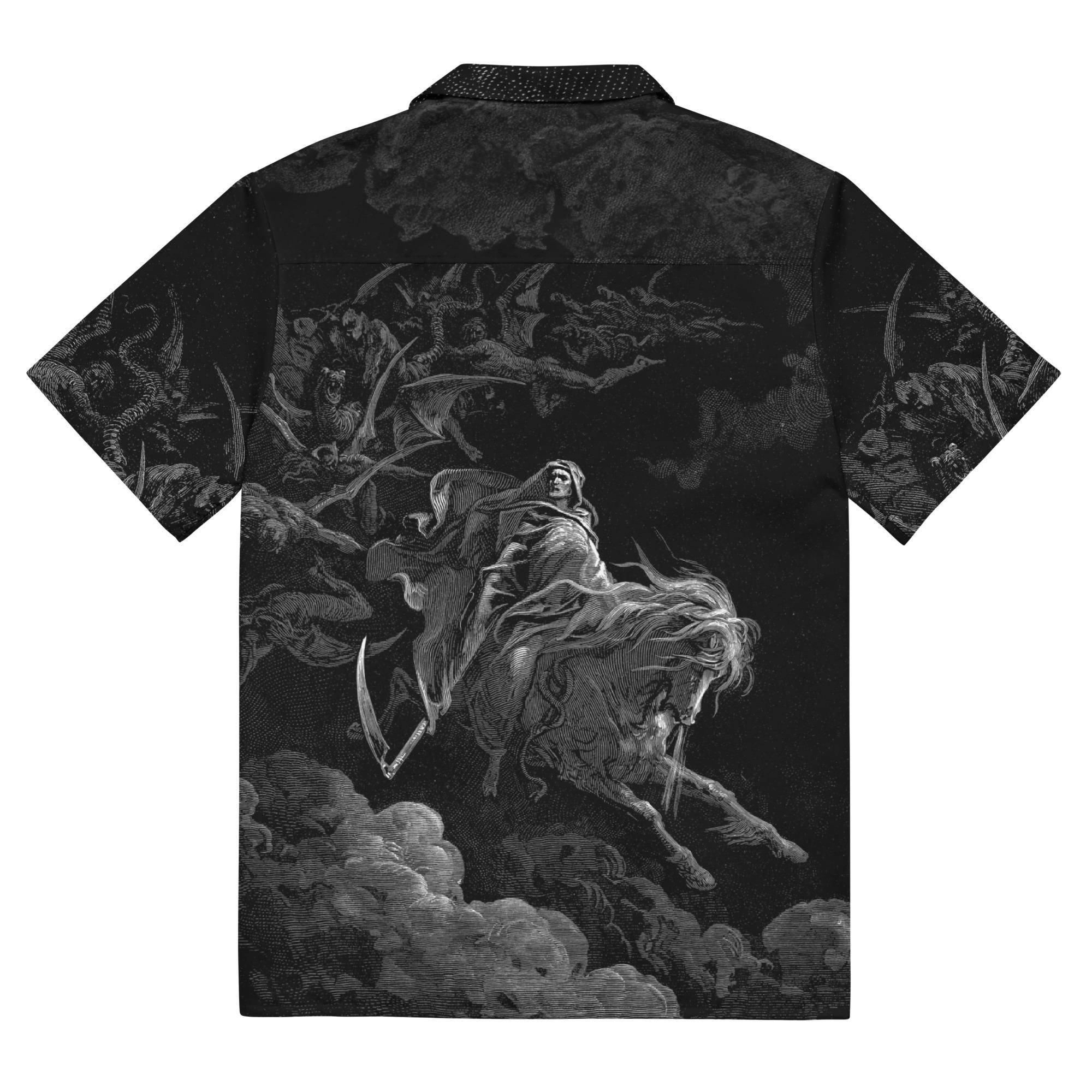 Unisex Gustave Doré - the Vision of Death Button up Shirt, Art