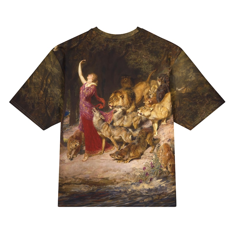 Oversized Cotton shirt, Briton Rivière - Aphrodite shirt, Art heavyweight t-shirt