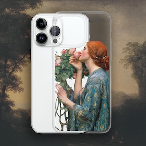 John William Waterhouse - Die Seele der Rose iPhone Hülle, Pre Raphaelite Clear Case für iPhone®