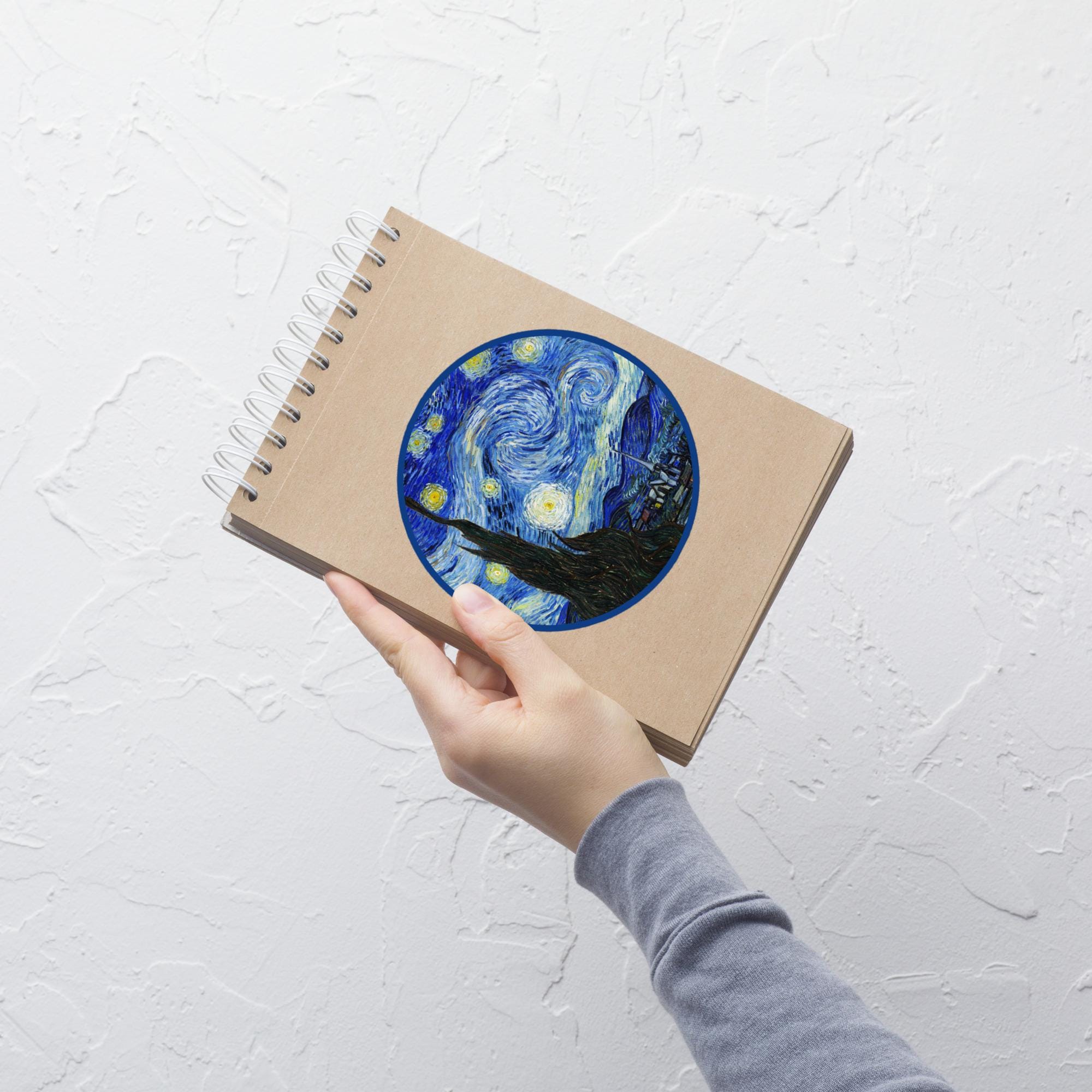 Vincent Van Gogh - the Starry Night Sticker, Art Sticker - Etsy