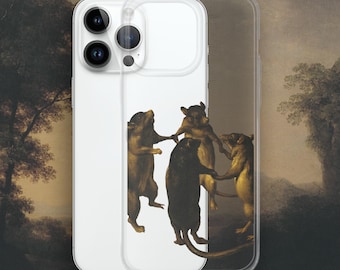 The dance of rats iPhone case, Medieval Clear Case for iPhone®