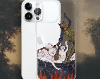 Medieval Punishment of the greedy iPhone case, Medieval Marginalia Clear Case for iPhone®