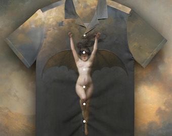 Camisa unisex Albert Joseph Pénot - Batwoman, Camisa artística, Camisa de Bellas Artes