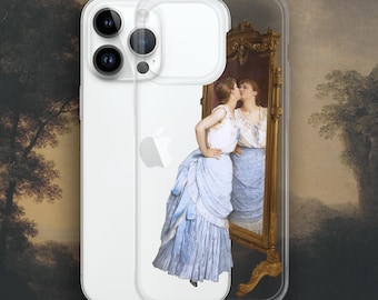 Auguste Toulmouche - Funda con espejo para iPhone, funda estética transparente para iPhone®