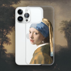 Girl with a Pearl Earring iPhone case, Art History Clear Case for iPhone®