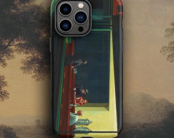 Edward Hopper - Nighthawks iPhone case, Art iPhone case, Magsafe iphone case
